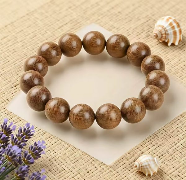 Exquisite Wooden Bead Bracelet with Natural Texture, Presenting a Simple and Elegant Style, Perfect for Jewelry Lovers